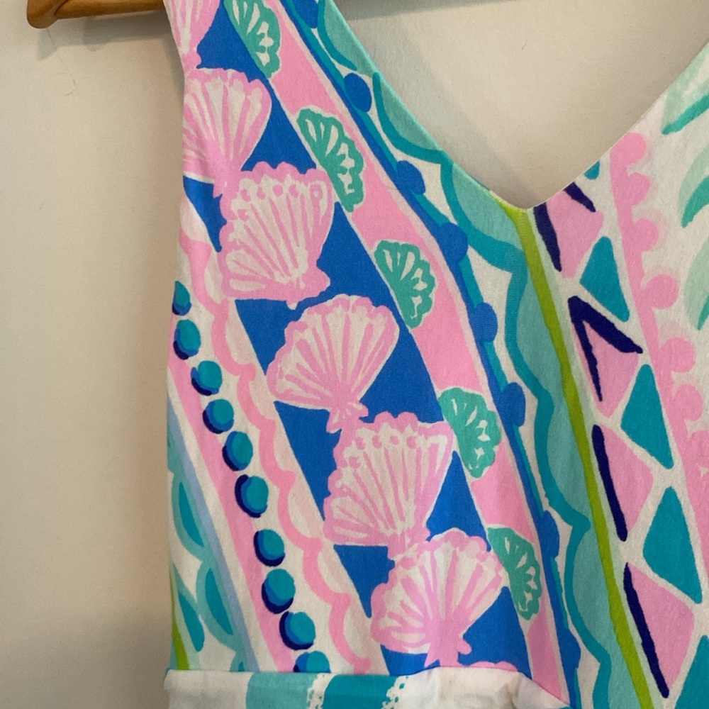 Lilly Pulitzer Blue and Pink Patterned Dress - Picture 5 of 7